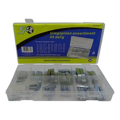 Barntools Assortimentsdoosje inlegspieën 60 dlg.