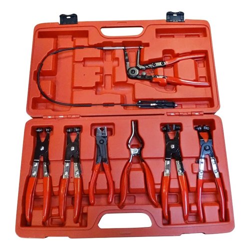 Slangklem tangen set 7 delig Slangklem tangen set 7 delig