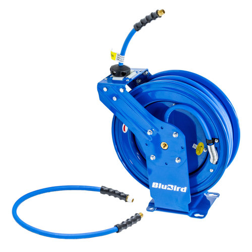 blubird Luchthaspel automatisch 3/8" x 20m blubird Luchthaspel automatisch 3/8" x 20m