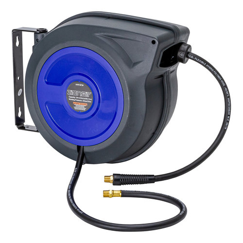 zionair Luchthaspel automatisch polymer 3/8'' x 15m zionair Luchthaspel automatisch polymer 3/8'' x 15m
