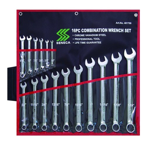 seneca Steekringsleutelset lang 16dlg seneca Steekringsleutelset lang 16dlg