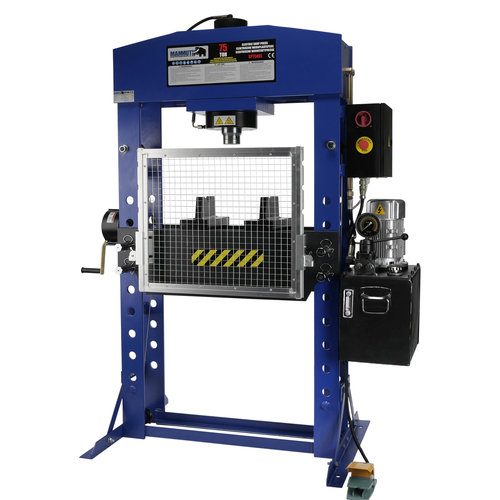mammuth Werkplaatspers elektrisch met handlier 75 ton mammuth Werkplaatspers elektrisch met handlier 75 ton