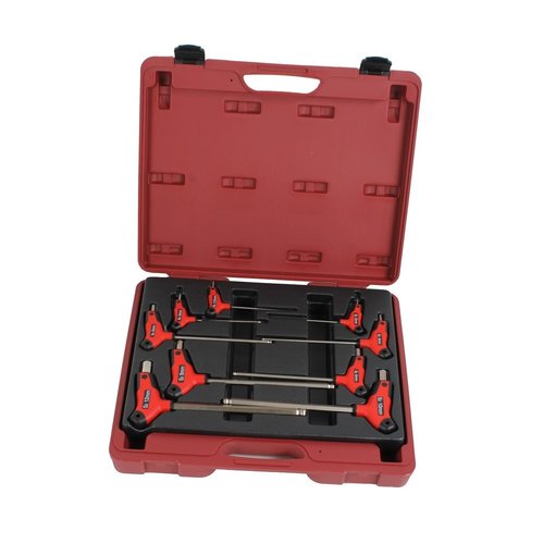 seneca T-grip inbussleutelset 9 delig professioneel seneca T-grip inbussleutelset 9 delig professioneel