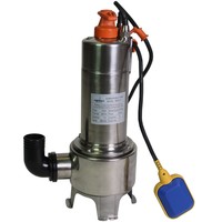 Dompelpomp vortex met vlotter RVS 1,1kW 230V