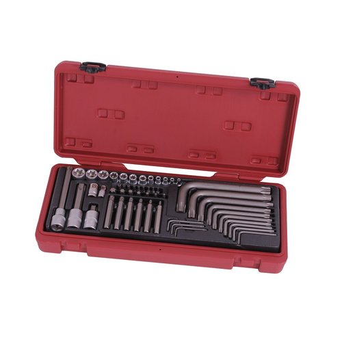 seneca Torx gereedschapset 1/4", 3/8" 52 delig seneca Torx gereedschapset 1/4", 3/8" 52 delig