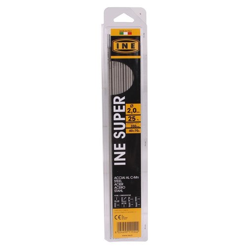 I.N.E. Laselektroden staal rutiel 2,0mm 350mm 25st I.N.E. Laselektroden staal rutiel 2,0mm 350mm 25st