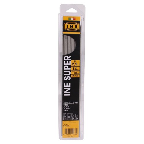 I.N.E. Laselektroden staal rutiel 2,5mm 350mm 14st I.N.E. Laselektroden staal rutiel 2,5mm 350mm 14st