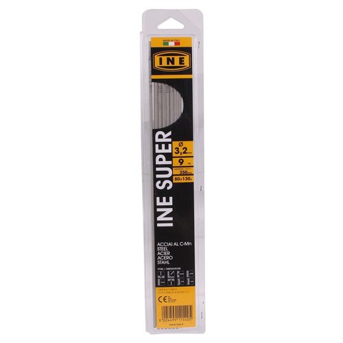 I.N.E. Laselektroden staal rutiel 3,2mm 350mm 9st I.N.E. Laselektroden staal rutiel 3,2mm 350mm 9st
