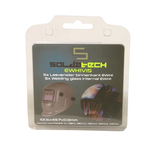 Soldatech Set lasvensters binnenzijde 101,5 x 49,7mm 5 delig Soldatech Set lasvensters binnenzijde 101,5 x 49,7mm 5 delig