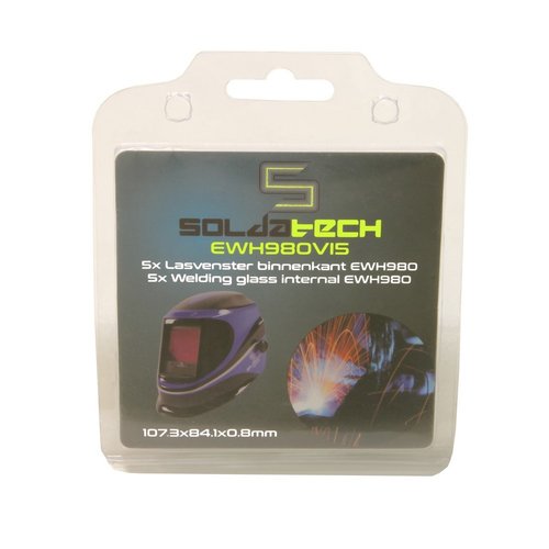 Soldatech Set lasvensters binnenzijde 107,3 x 84,1mm 5 delig