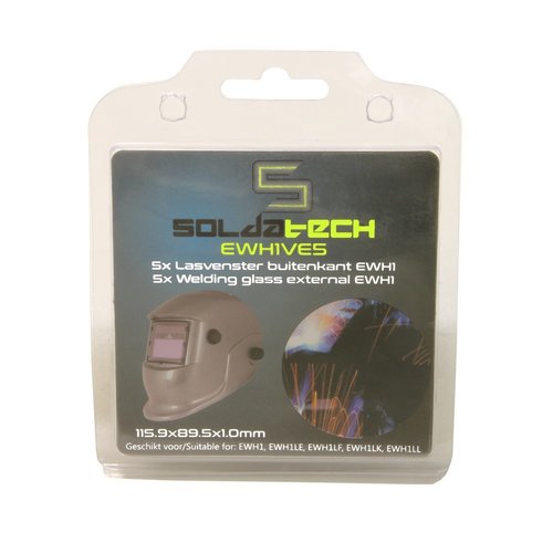 Soldatech Set lasvensters buitenzijde 115,9 x 89,5mm 5 delig