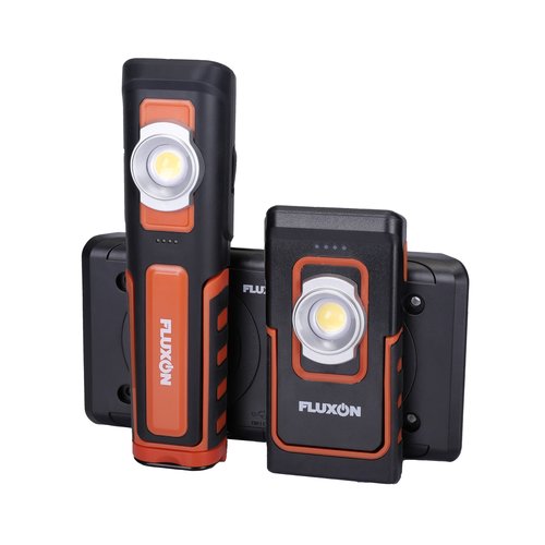 Fluxon Set werklampen LED draadloos oplaadbaar Fluxon Set werklampen LED draadloos oplaadbaar