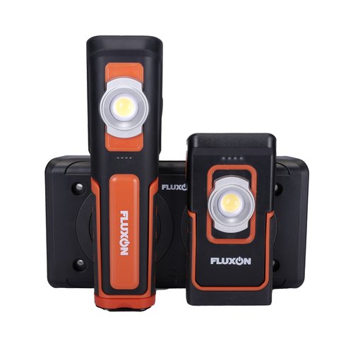 Fluxon Set werklampen LED draadloos oplaadbaar