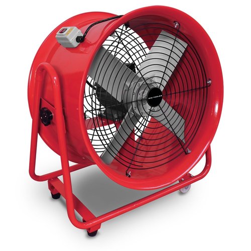 MW tools Mobiele ventilator op wielen 1100W 3X400V