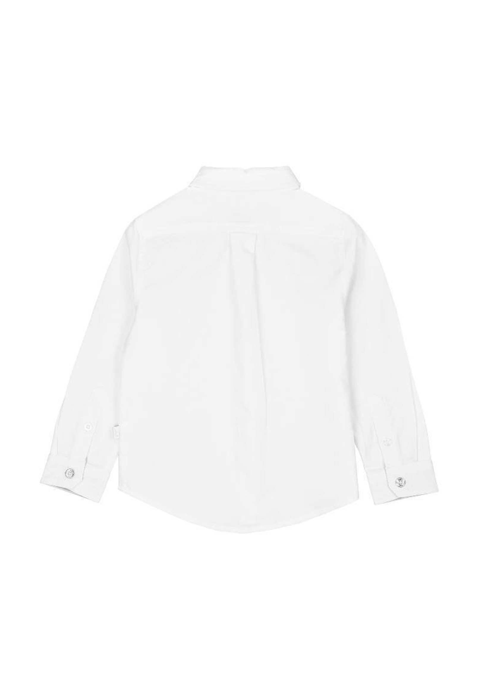 Boboli Boboli Oxford long sleeves shirt for boy WHITE