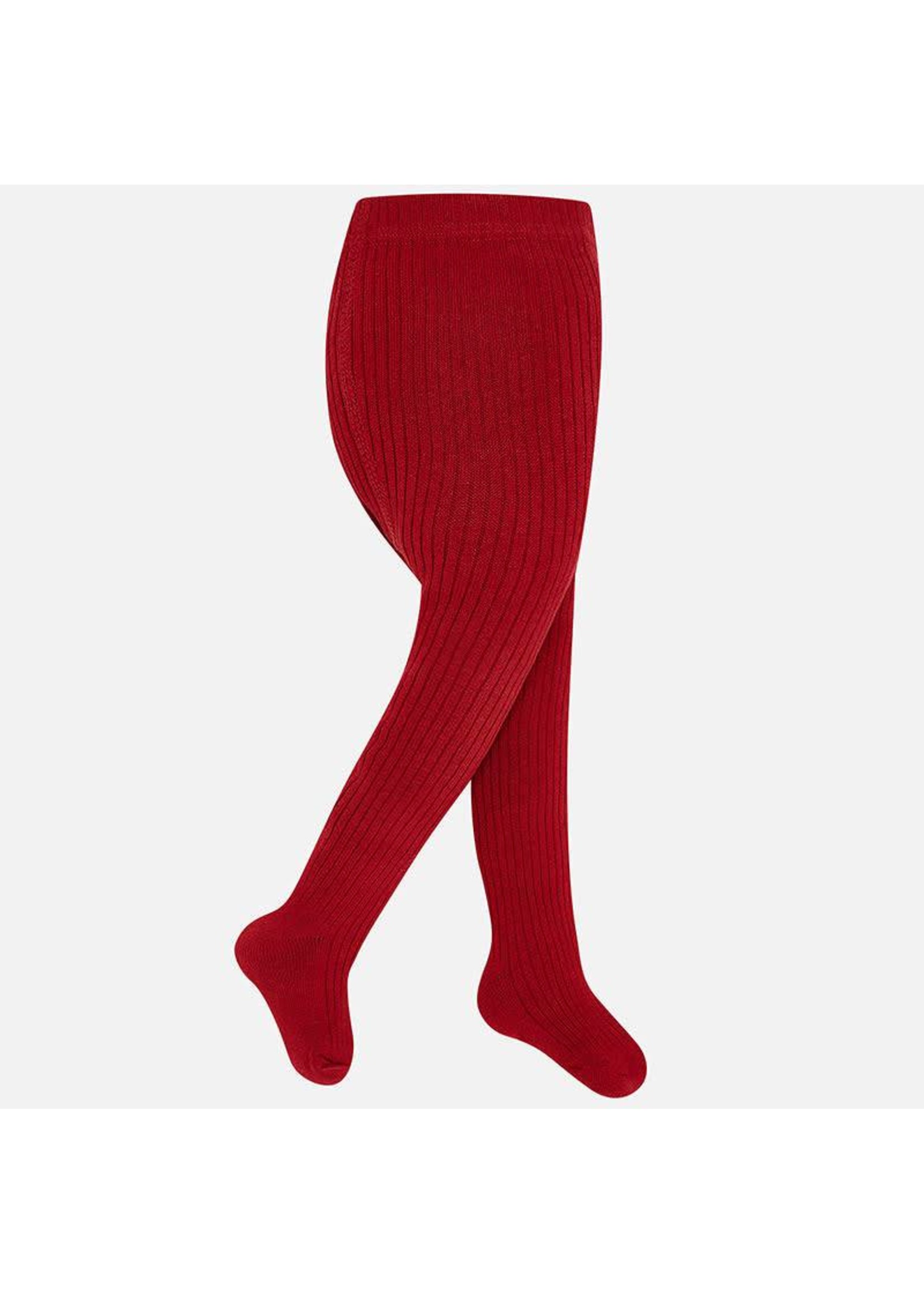 Mayoral Mayoral Ribbing tights Red