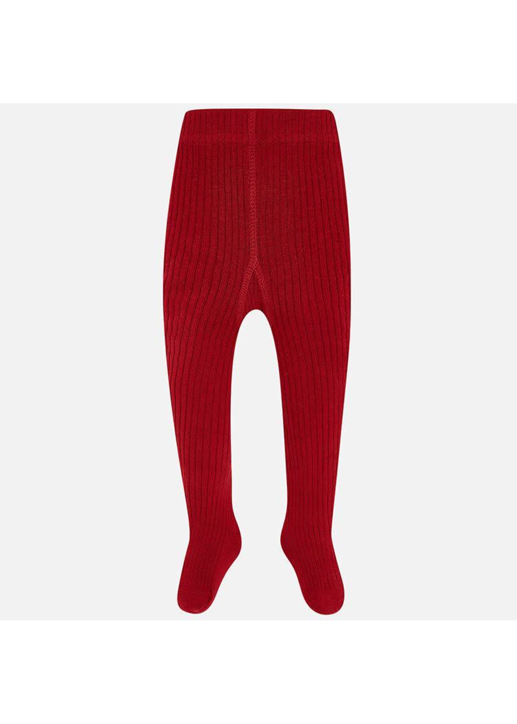 Mayoral Mayoral Ribbing tights Red