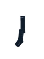 Boboli Thick tights crystals for baby girl navy