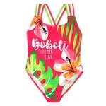 Boboli Boboli Swimsuit "floral" for girl geranium