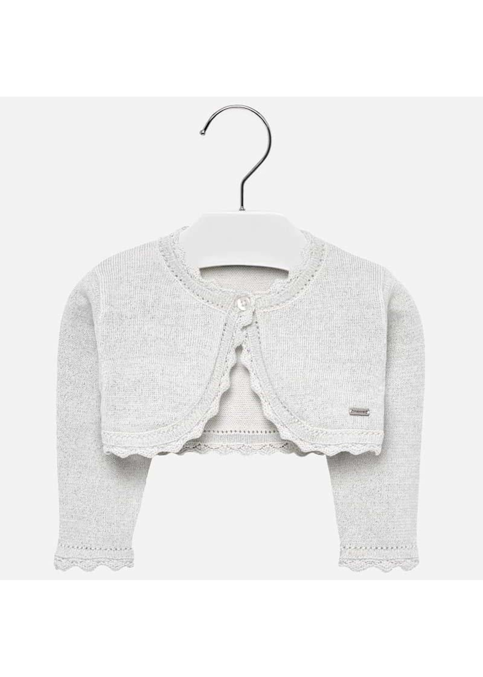 Mayoral Mayoral Basic knitted cardigan Silver/Lur - 00306