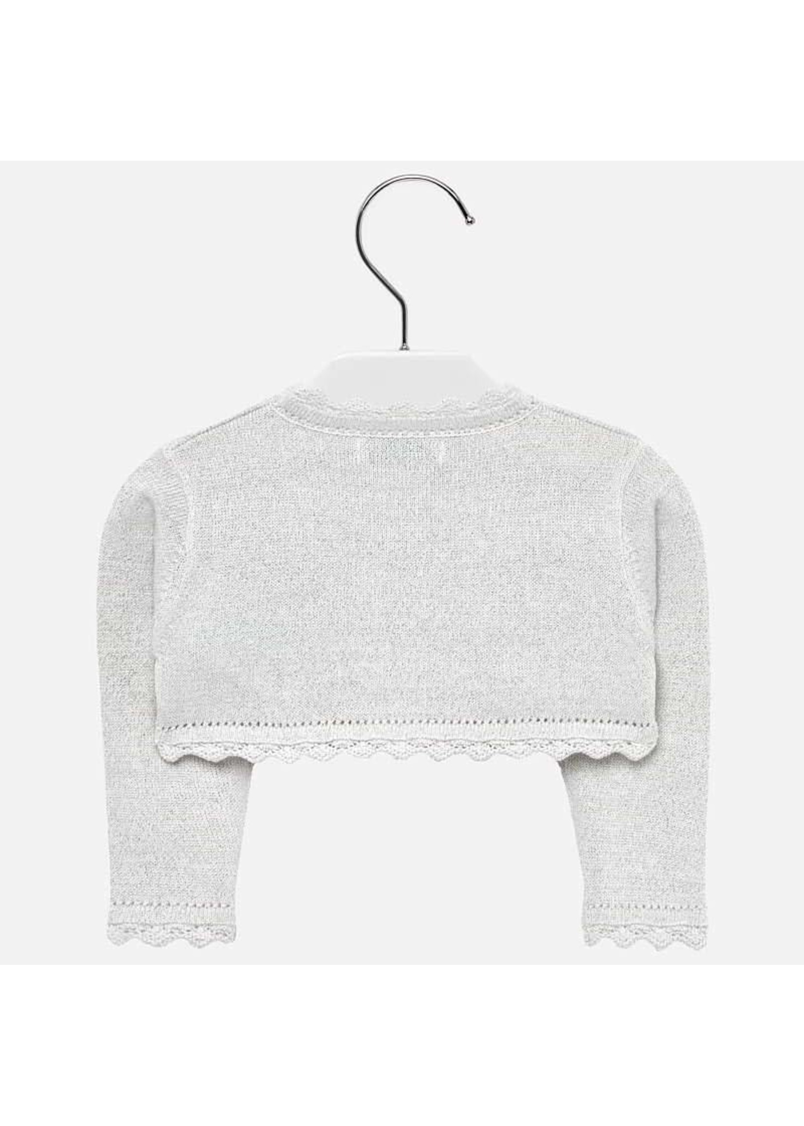 Mayoral Mayoral Basic knitted cardigan Silver/Lur - 00306