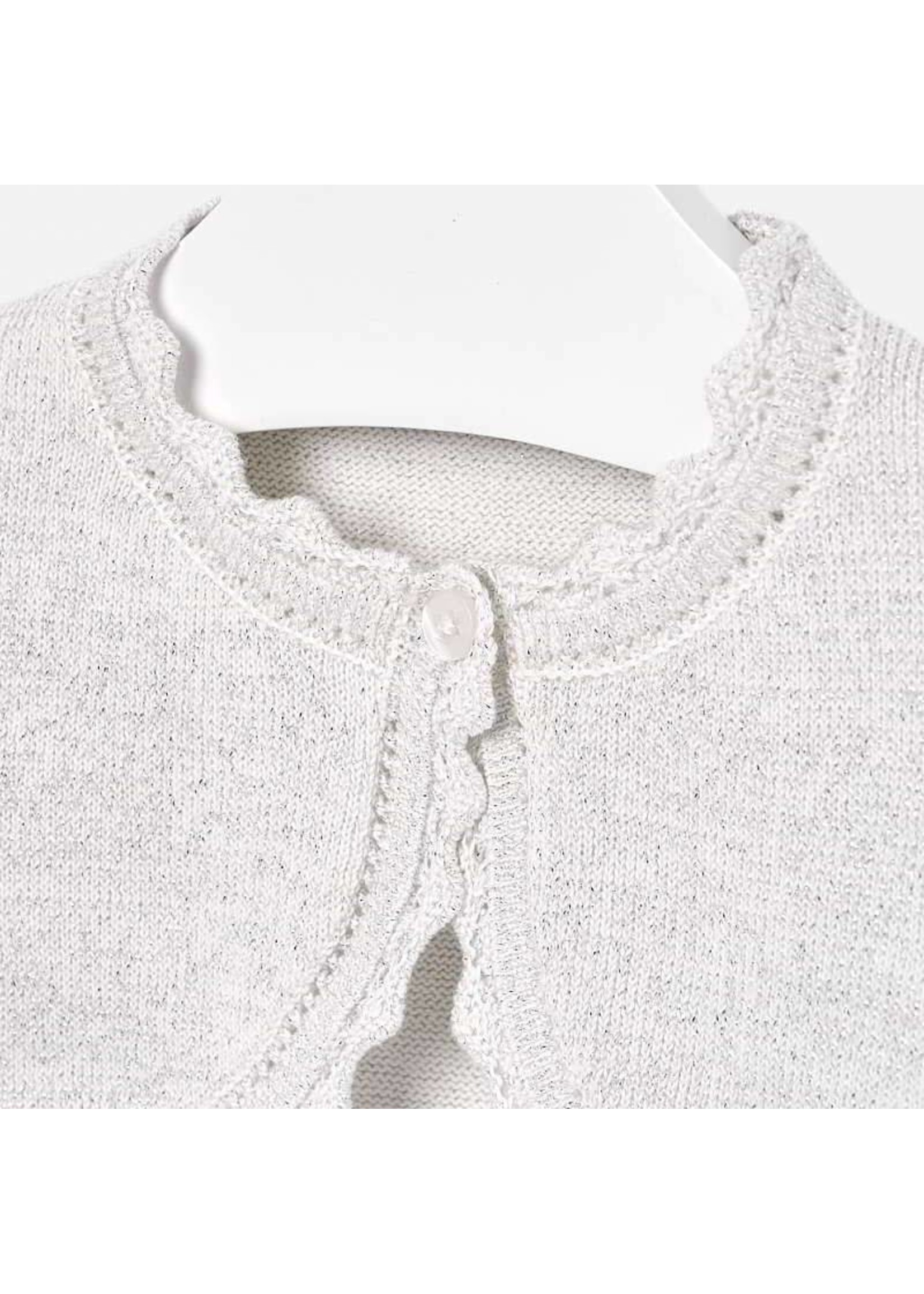 Mayoral Mayoral Basic knitted cardigan Silver/Lur - 00306