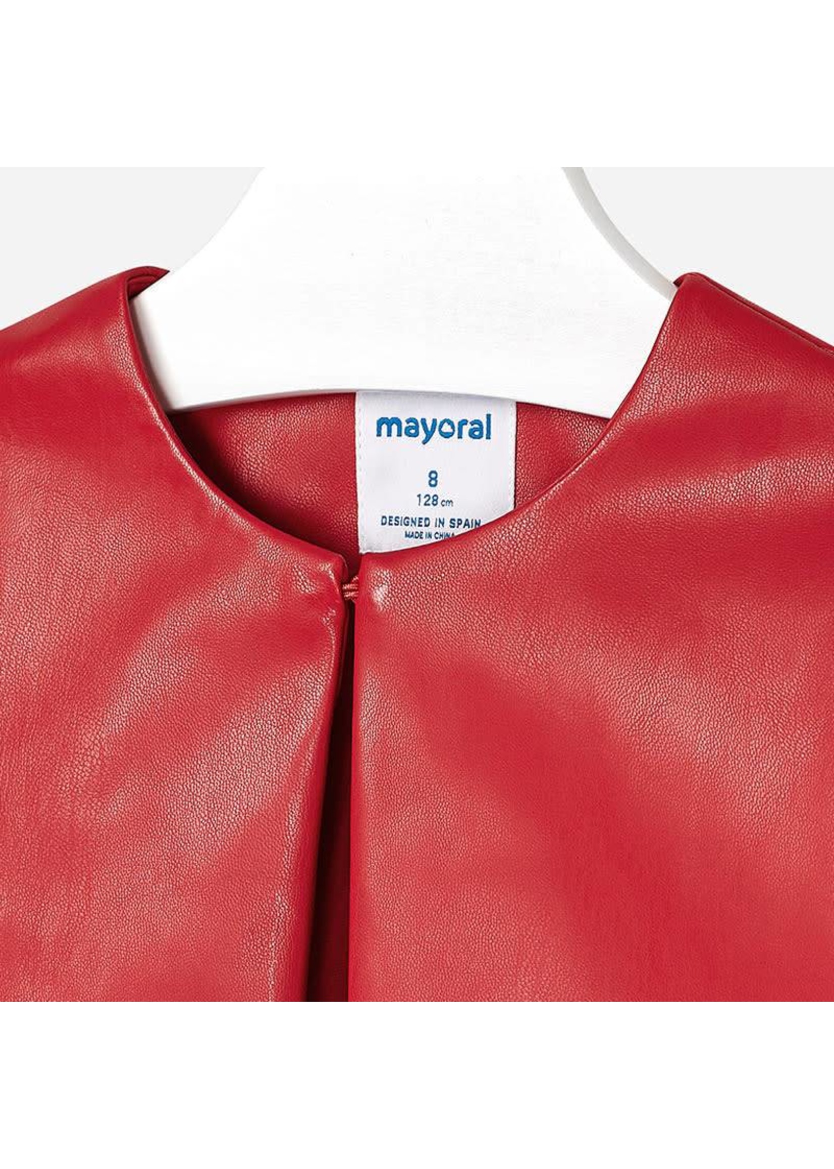 Mayoral Mayoral Leatherette jacket Red - 06405