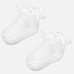 Mayoral Mayoral Dressy socks with flouce Natural - 09110