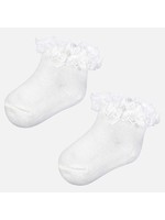 Mayoral Mayoral Dressy socks with flouce Natural - 09110