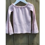 Truitje Roze met wijde mouw met parels