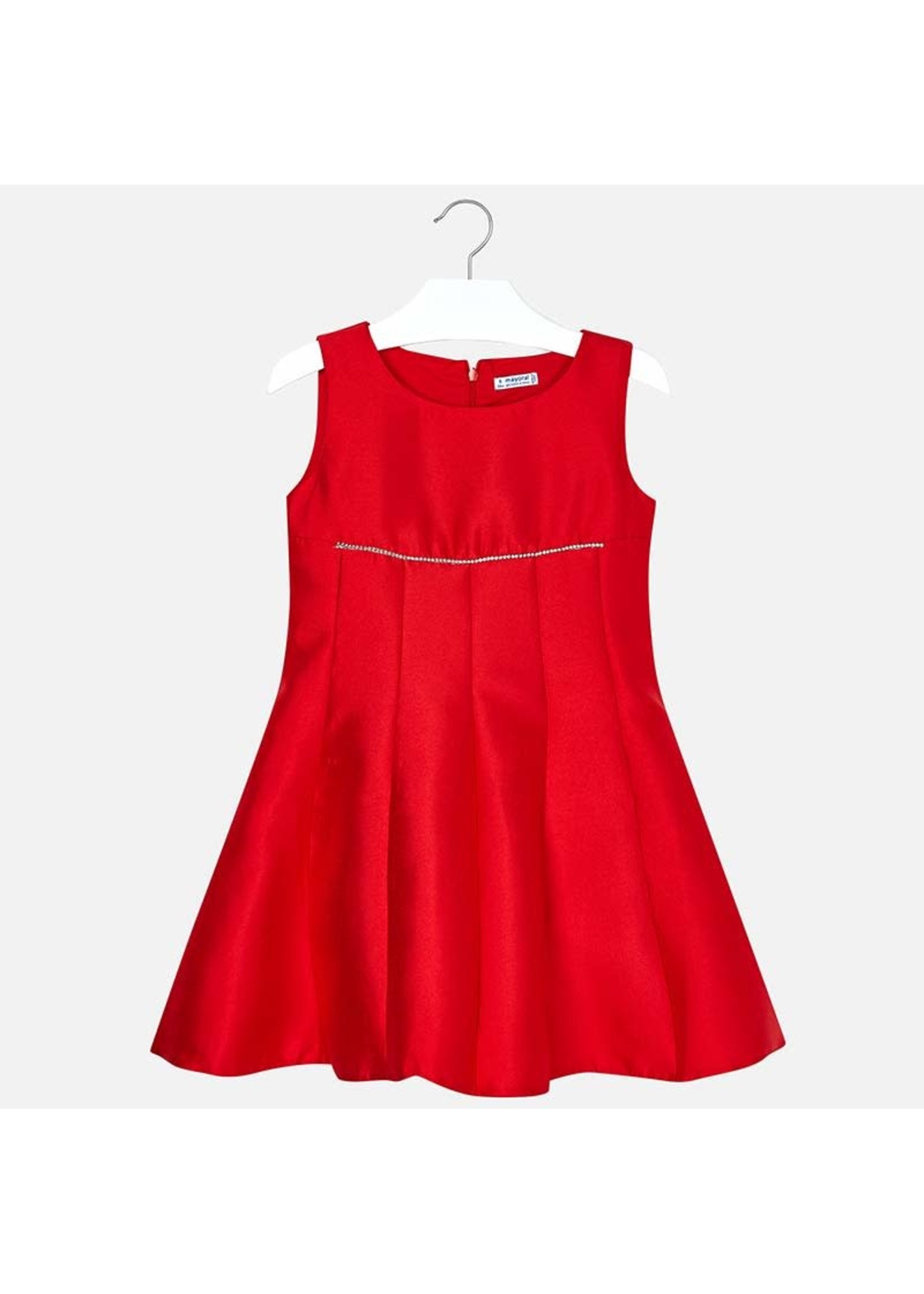 Mayoral Mayoral Taffeta dress Red - 06926