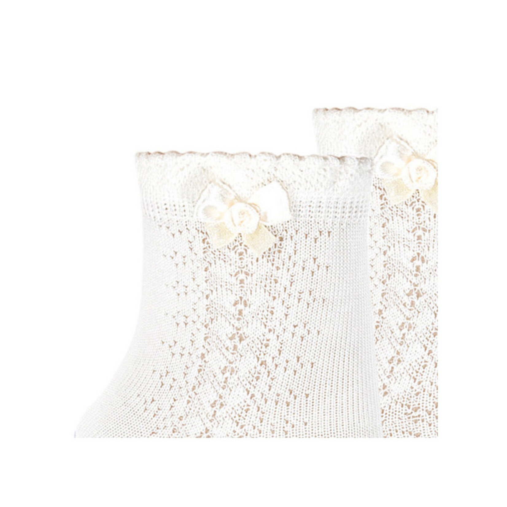 Condor Condor party Sokje off white met strikje