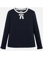 Mayoral Mayoral L/s t-shirt with applique Navy - 07007