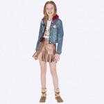 Mayoral Mayoral Leatherette ruffled skirt Copper - 07906