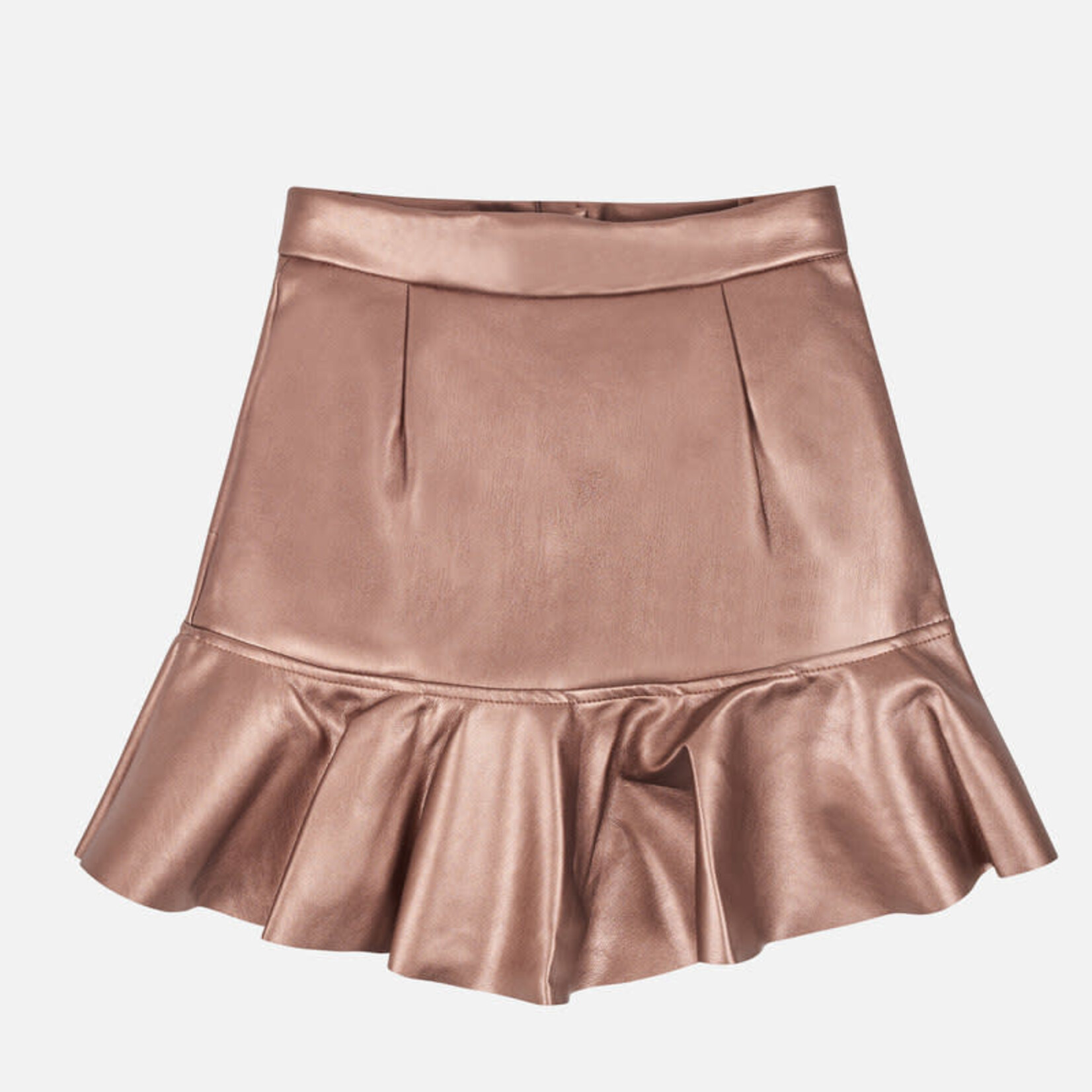 Mayoral Mayoral Leatherette ruffled skirt Copper - 07906