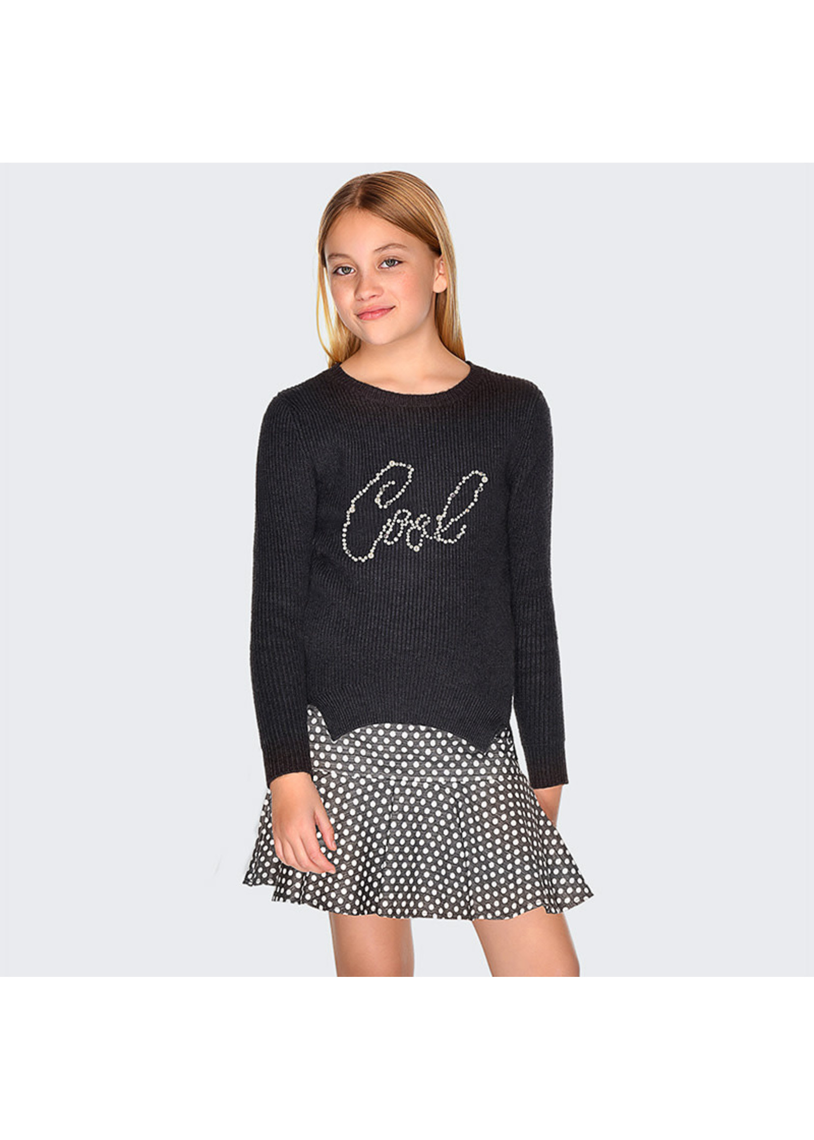 Mayoral Mayoral Combined Knit dress Bright Lea - 07930