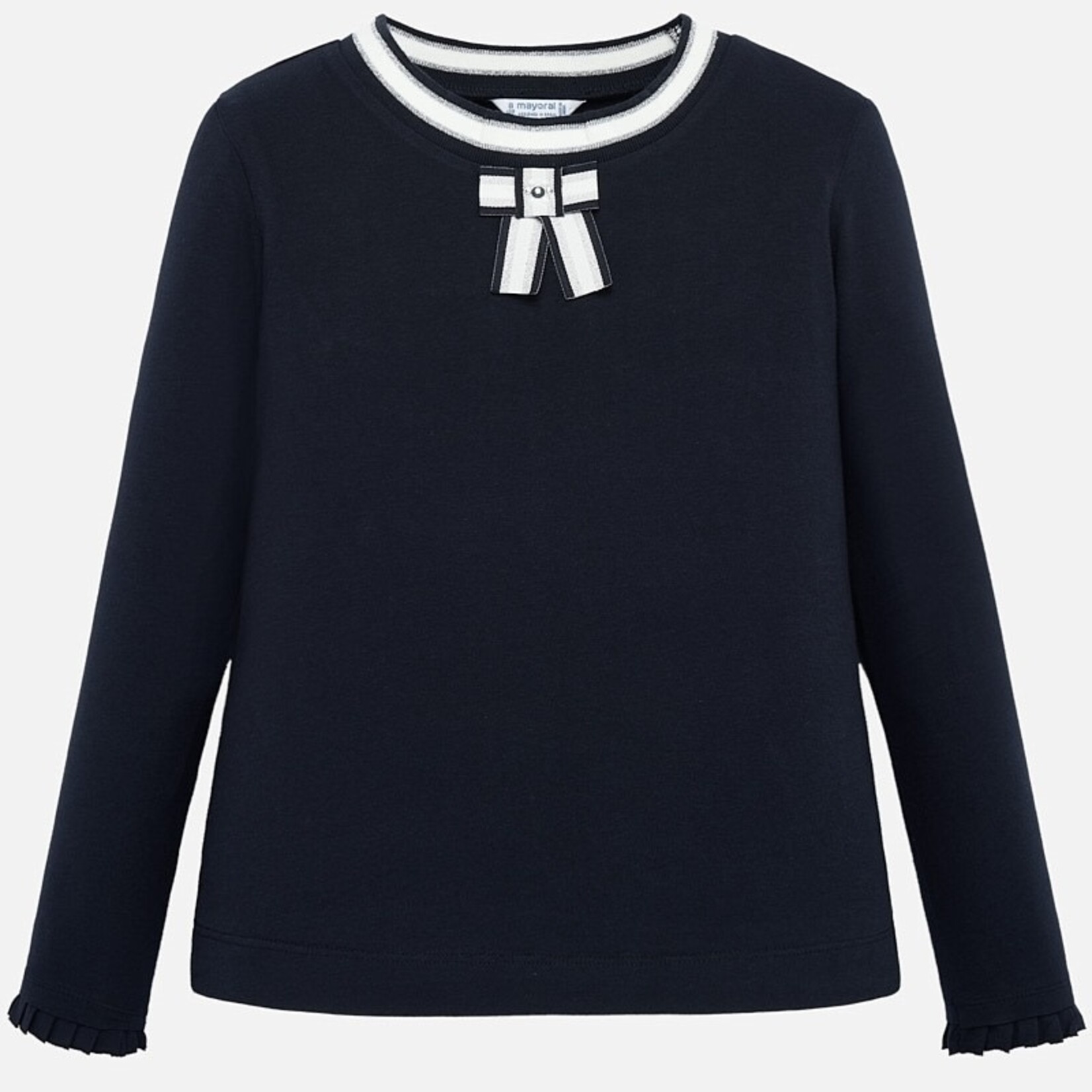 Mayoral Mayoral L/s t-shirt with applique Navy - 07007
