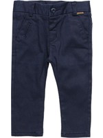 Boboli Stretch twill trousers for baby boy NAVY 718040