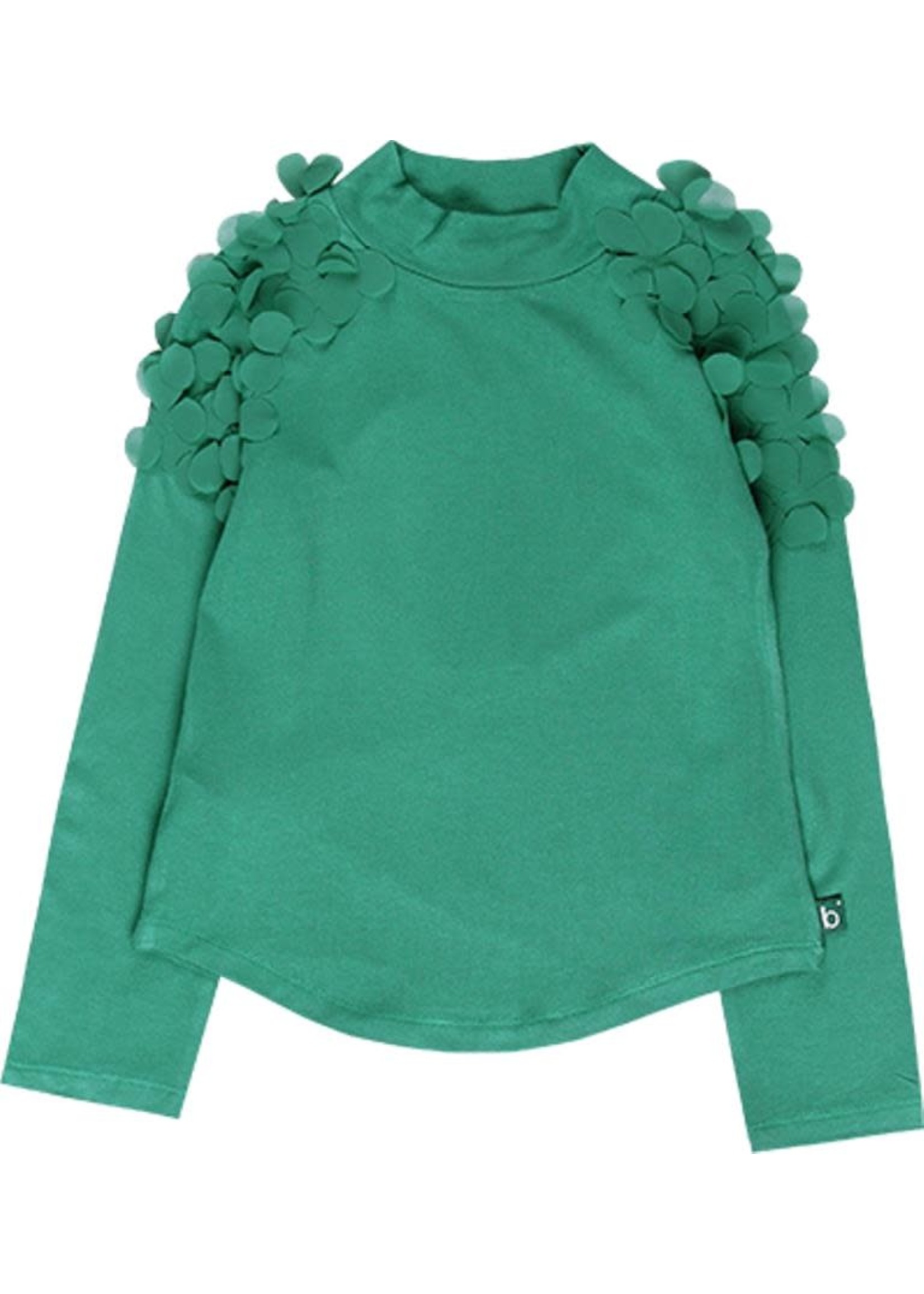 Boboli Boboli Stretch knit t-Shirt for girl chlorophyll 728063