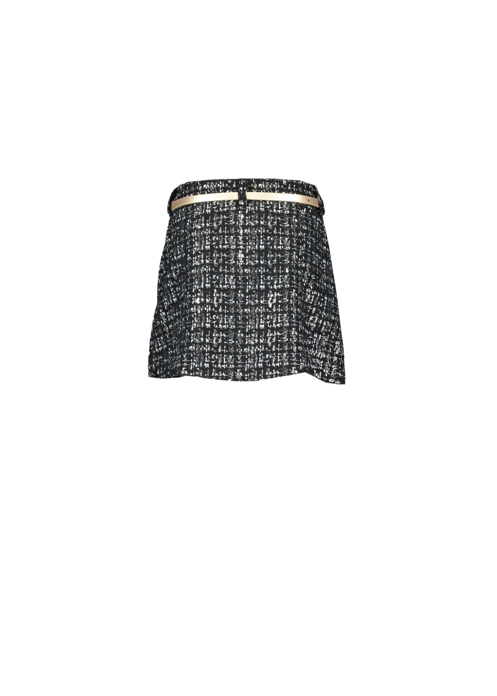 Le Chic Le Chic skirt glitter tweed C909-5728 Grey Iron