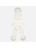 Mayoral Mayoral Hat & scarf set Natural - 10701