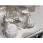 Mac Ilusion sokje gebreid off white