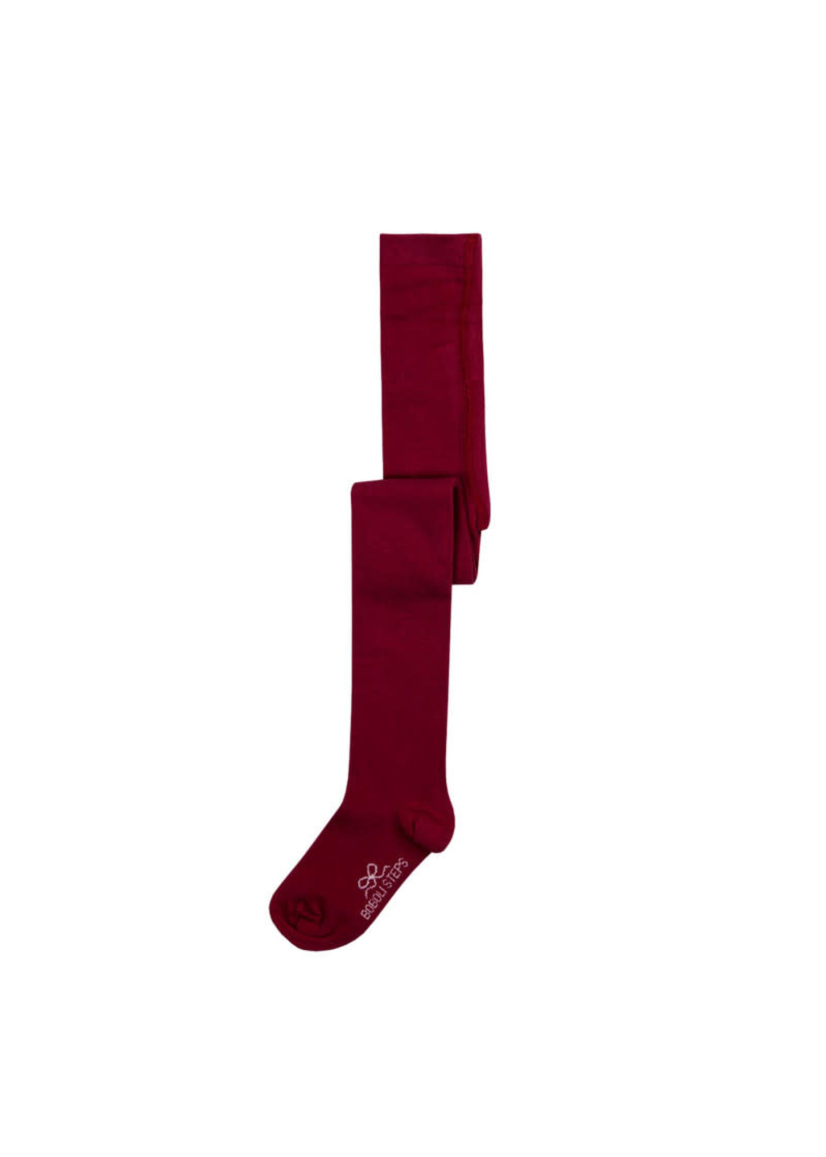 Boboli Basic thick tights for girl BORDEAUX