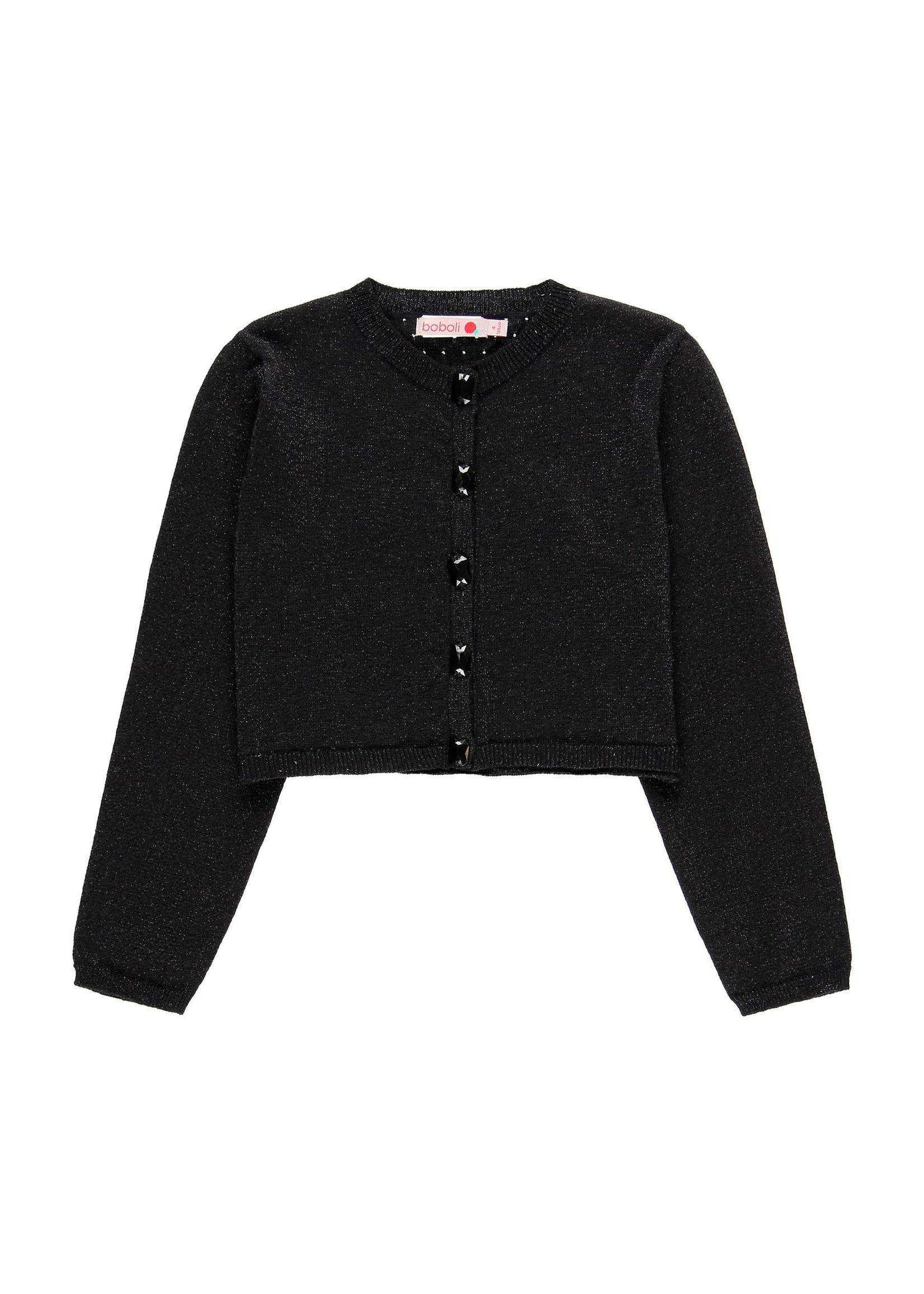 Boboli Boboli Knitwear jacket for girl BLACK 729705