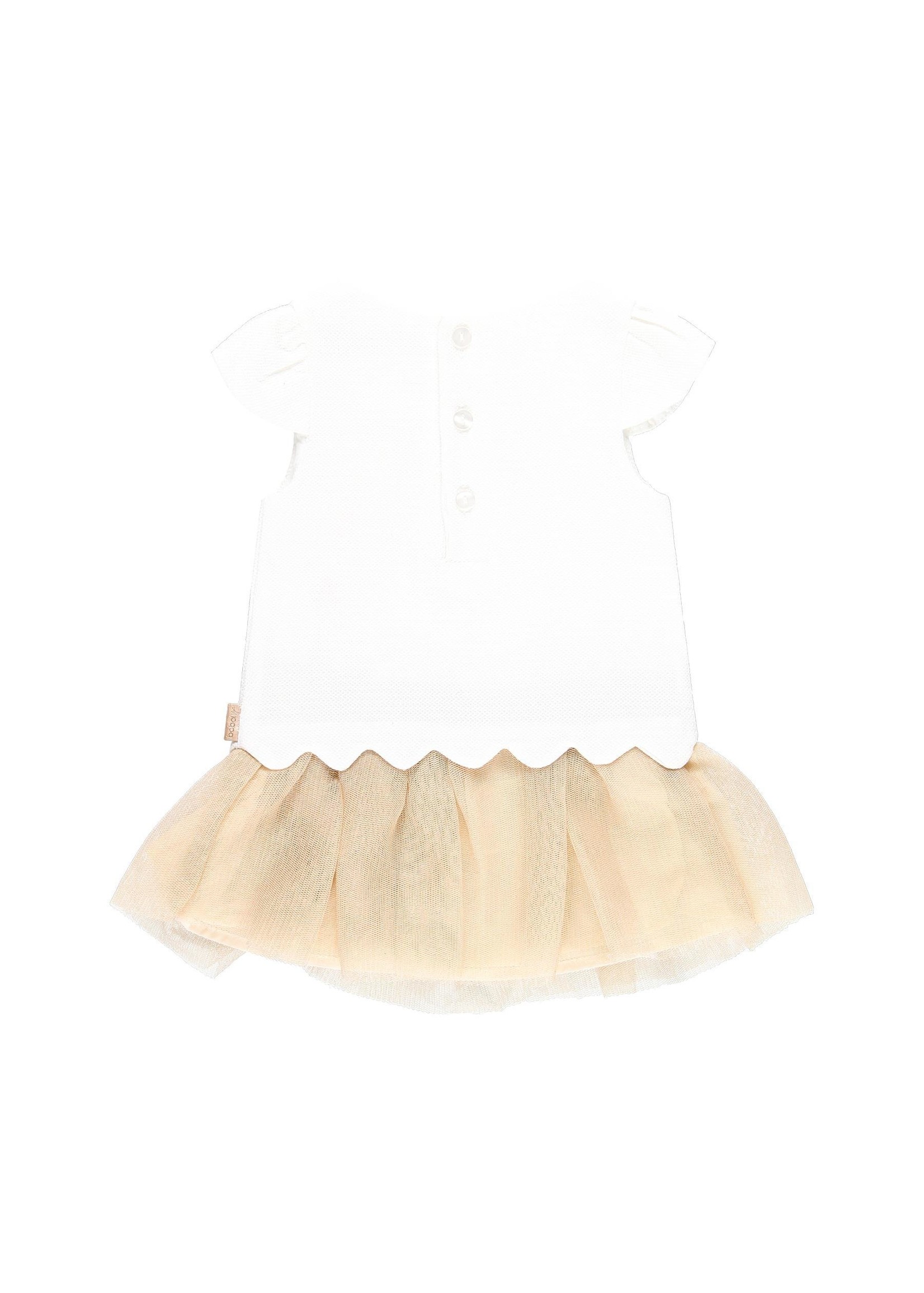 Boboli Boboli Dress for baby girl white 709253