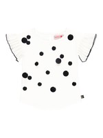 Boboli Boboli Stretch knit t-Shirt for girl WHITE 729378
