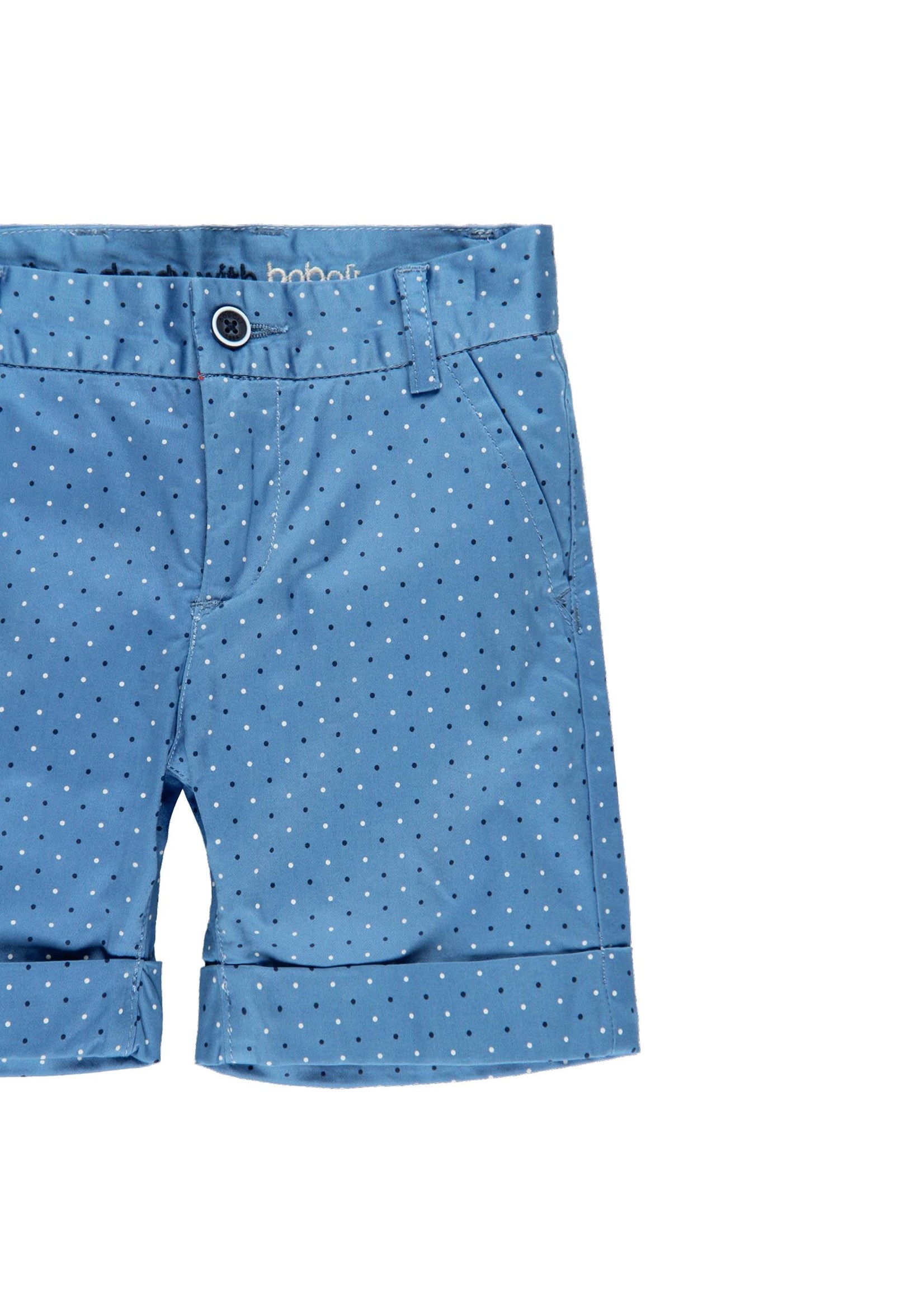 Boboli Satin bermuda shorts stretch for boy print 739245