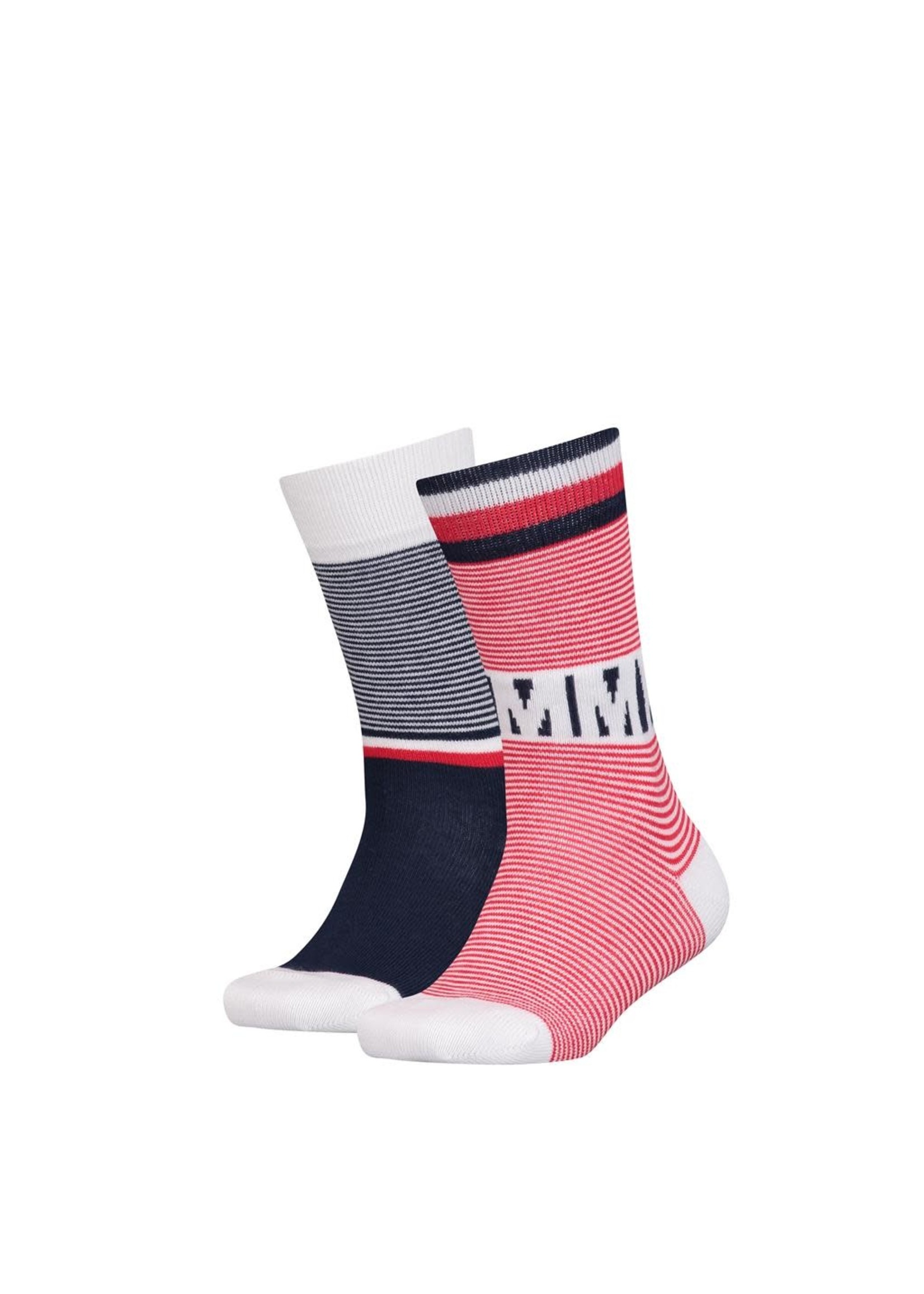 Tommy Hilfiger Tommy Hilfiger Sokken 2 paar blauw rood