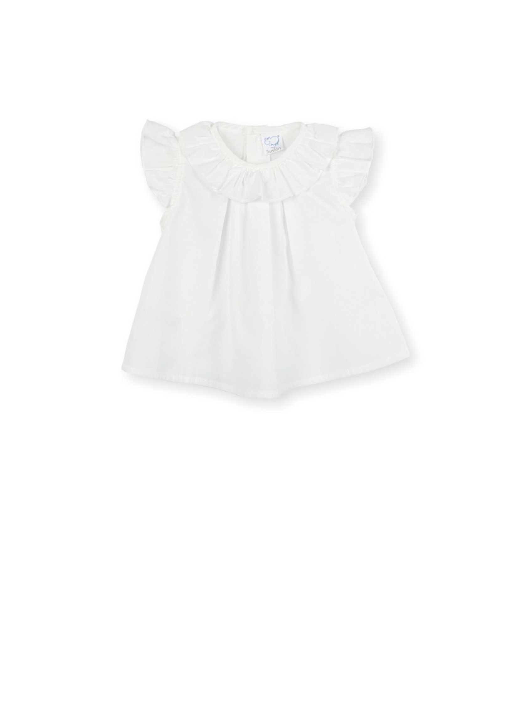 Mac Ilusion Mac Ilusion Bulsita algodon plisada Blanco