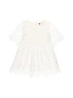 Boboli Guipure dress for girl white 729749